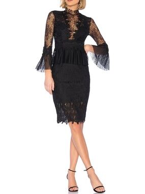 ✨NWT✨ BARDOT Frankie Lace Dress in Black Sz US 4/XS